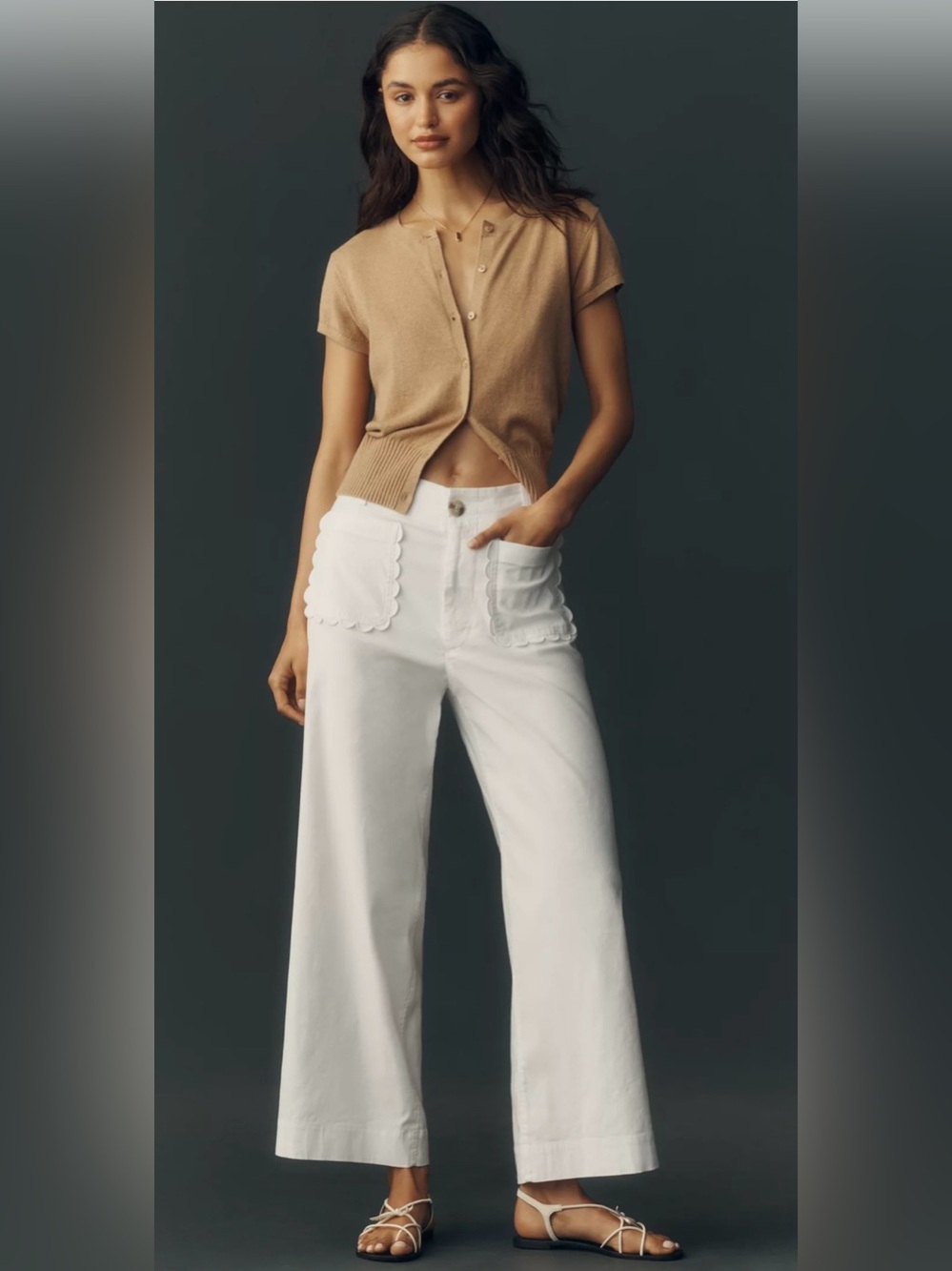 Anthropologie Maeve Colette ruffle pocket pants!